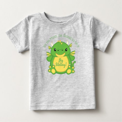 Dragon Baby Shower Green Baby T_Shirt