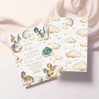 Dragon Baby Shower Invitation