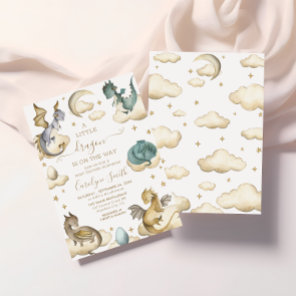 Dragon Baby Shower Invitation