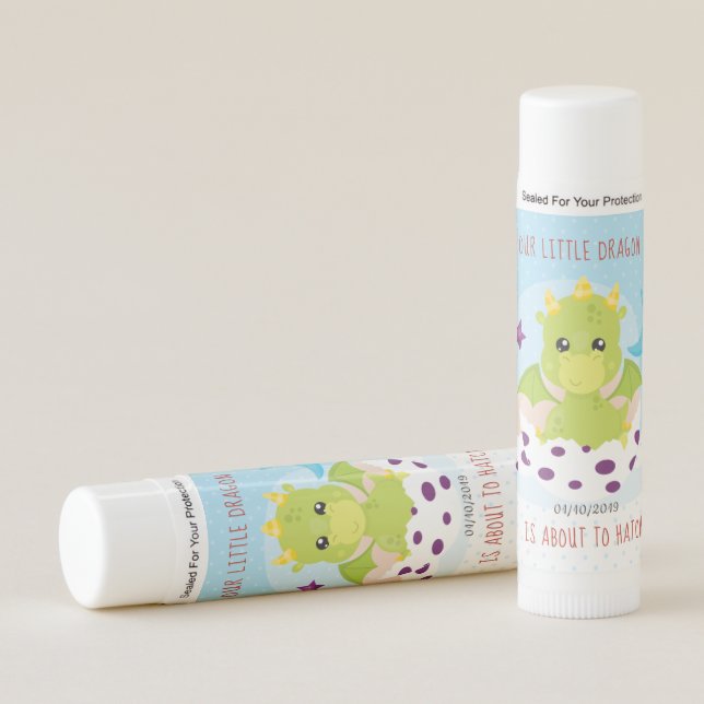 Dragon Baby Shower Lip Balm (Front)
