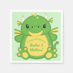 Dragon Baby Shower Napkins