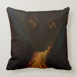 Dragon baby throw pillow