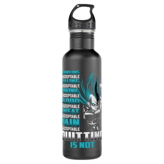 DRAGON BALLL SUPERR Vegetaa Stainless Steel Water Bottle (Front)