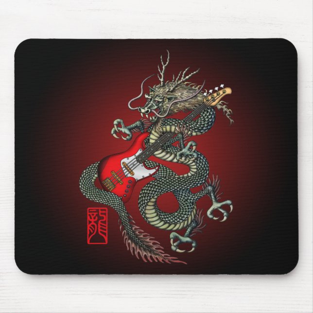 Dragon Bass 01 Mouse Pad (Front)