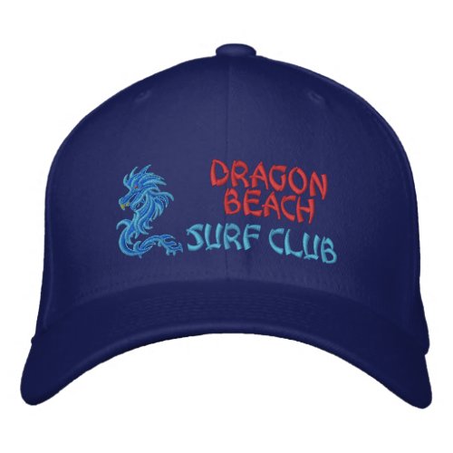 Dragon Beach Surf Club Embroidered Baseball Cap