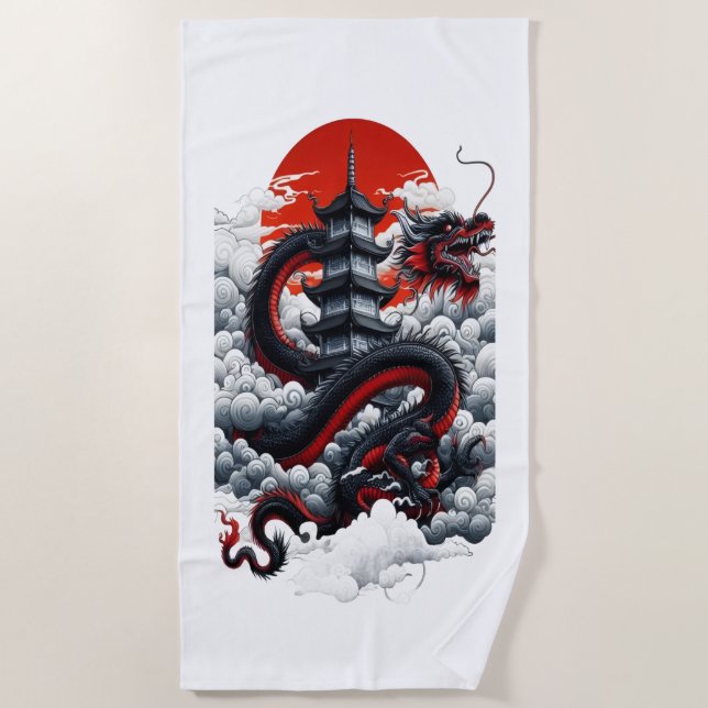Dragon Beach Towel (Front)