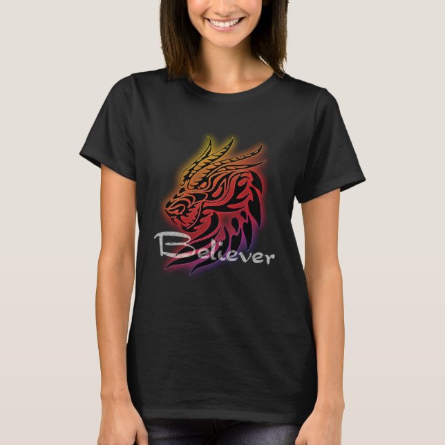 Dragon Believer  Imagine this  for Dragon Fans T-Shirt (Front)