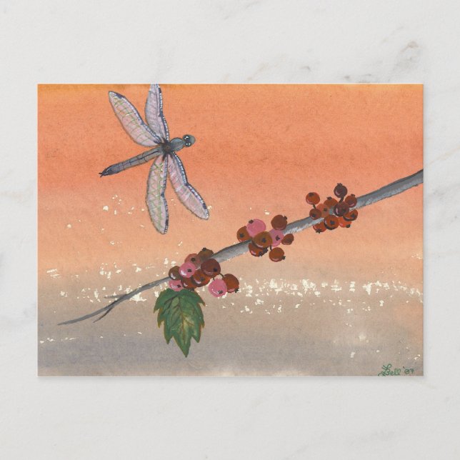"Dragon Berries" postcard (Front)
