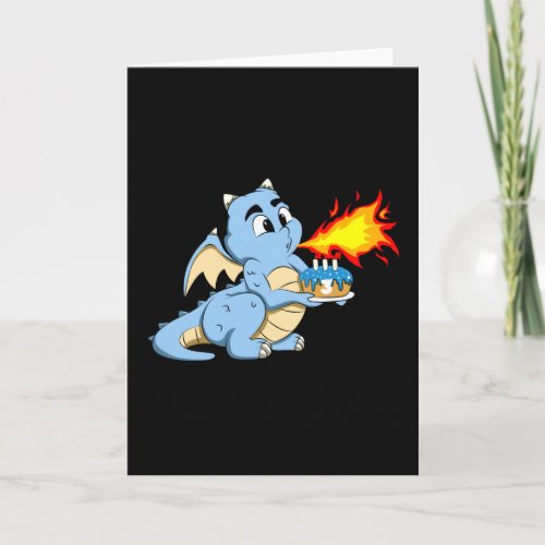 DRAGON BIRTHDAY 3 3rd Birthday Boy Cute Dragon Card