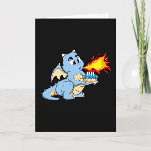 DRAGON BIRTHDAY 4 4th Birthday Boy Cute Dragon Card