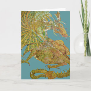 Dragon birthday card