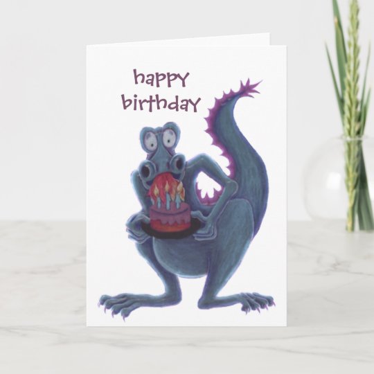 dragon birthday card | Zazzle.com