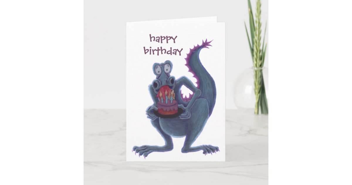 dragon birthday card