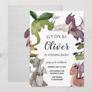 Dragon Birthday Invitation