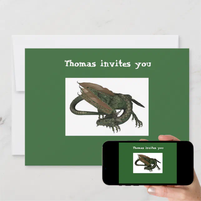 Dragon Birthday Invitation Zazzle Dragon Birthday Invitation Zazzle