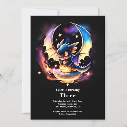 Dragon Birthday Invitation