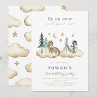 Dragon Birthday Invitation | Dragons Invitation
