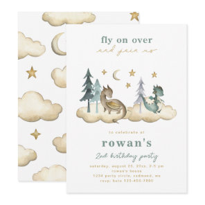Dragon Birthday Invitation | Dragons Invitation
