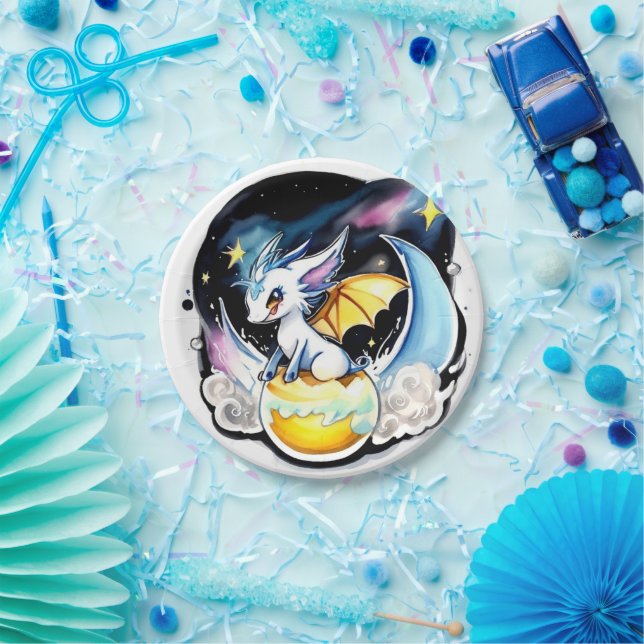 Dragon Birthday Paper Plates (Party)