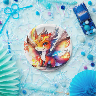 Dragon Birthday Paper Plates