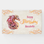 Dragon Birthday Party Banner