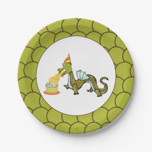 Dragon Birthday Party Paper Plates