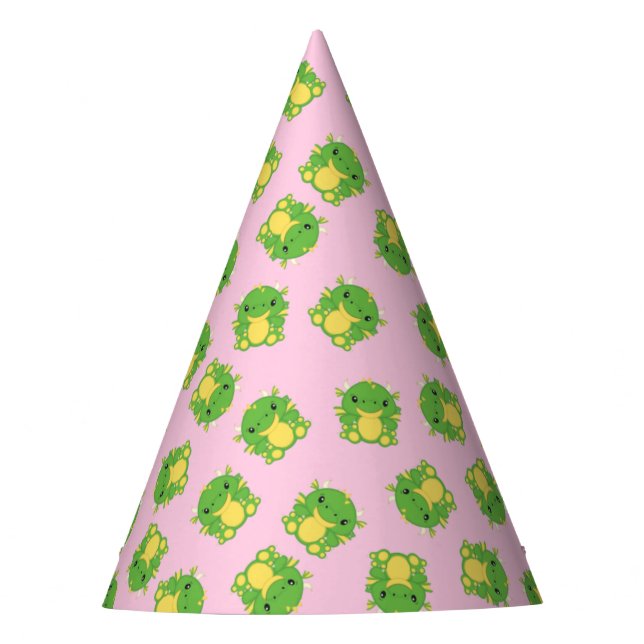 Dragon Birthday Party Party Hat (Front)