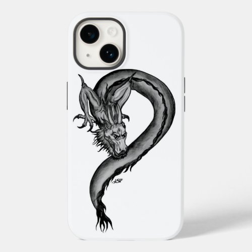 Dragon black and white Design Case_Mate iPhone 14 Case