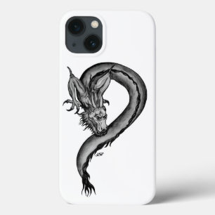 Dragon black and white Design iPhone 13 Case