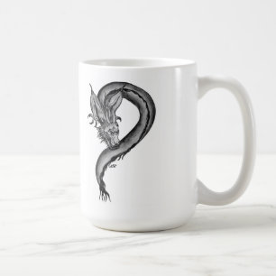 Dragon black and white Design Coffee Mug
