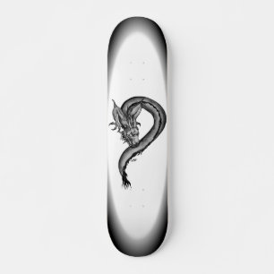 Dragon black and white Design Skateboard