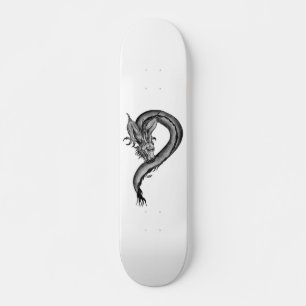 Dragon black and white Design Skateboard Deck