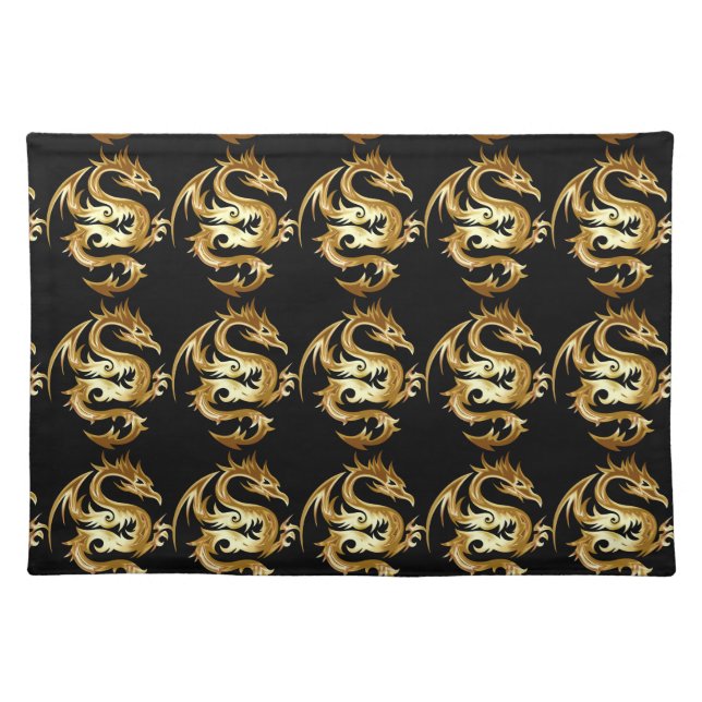 Dragon Black Table place Mats (Front)