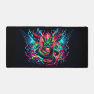Dragon Blacklight Design, Workstation Desk Mat