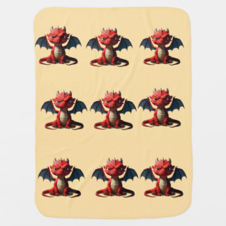 Dragon Blanket- CherryBombCo Exclusive Baby Blanke Blanket