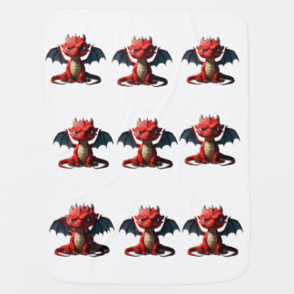 Dragon Blanket- CherryBombCo Exclusive Baby Blanket