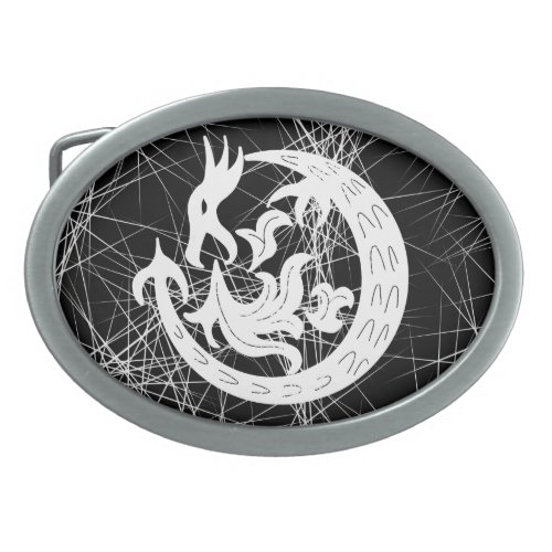 Dragon Blowing Fire     Belt Buckle