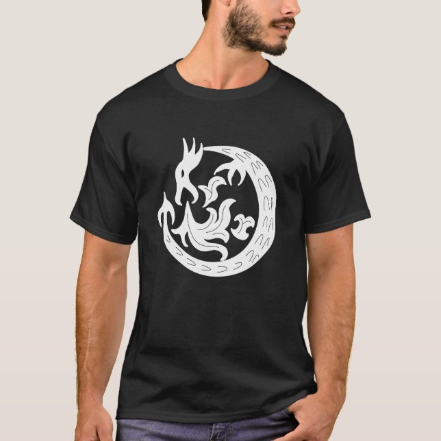 Dragon Blowing Fire T-Shirt (Front)
