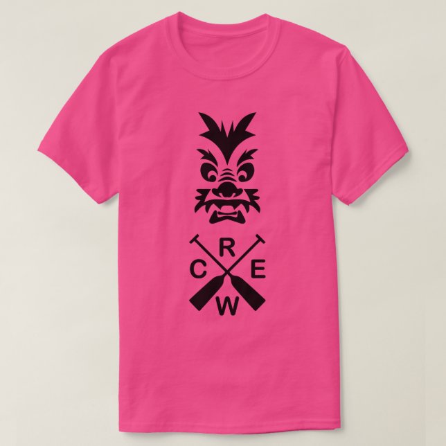 Dragon Boat Crew Team Squad Watersports Team Paddl T-Shirt (Design Front)