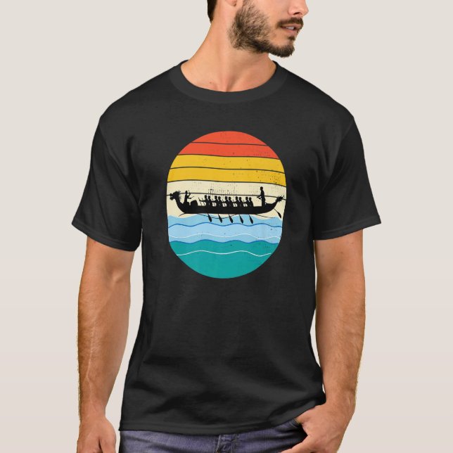 Dragon Boat Festival Racing Crew Paddling Water Sp T-Shirt (Front)