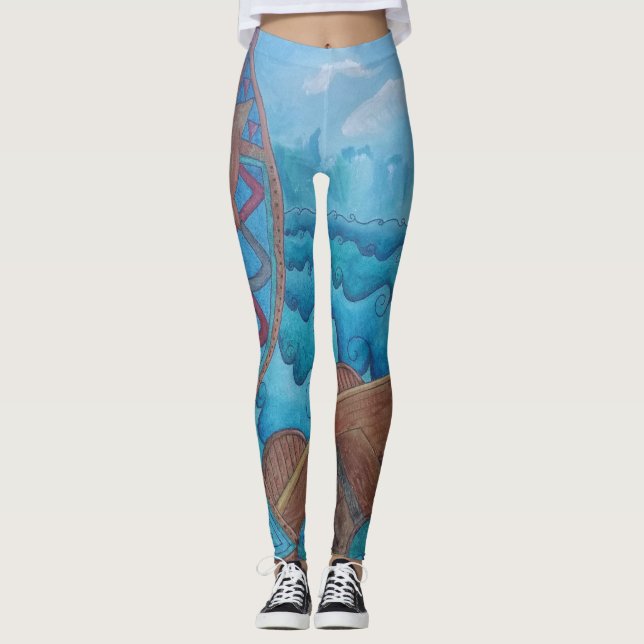 Dragon Boat Leggings (Front)