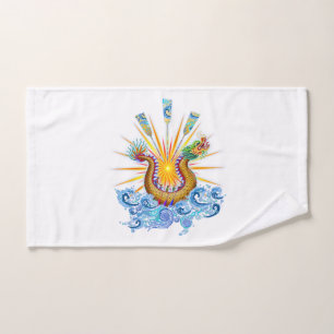 Dragon Boat Logo Hand Towel