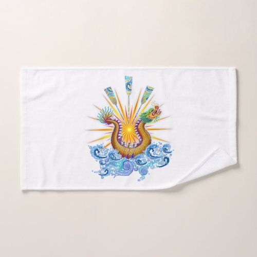 Dragon Boat Logo Hand Towel