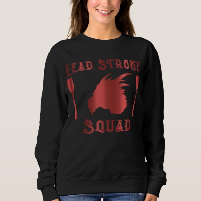 Dragon boat lover paddle Team Lead stroke Squad Sweatshirt (Front)