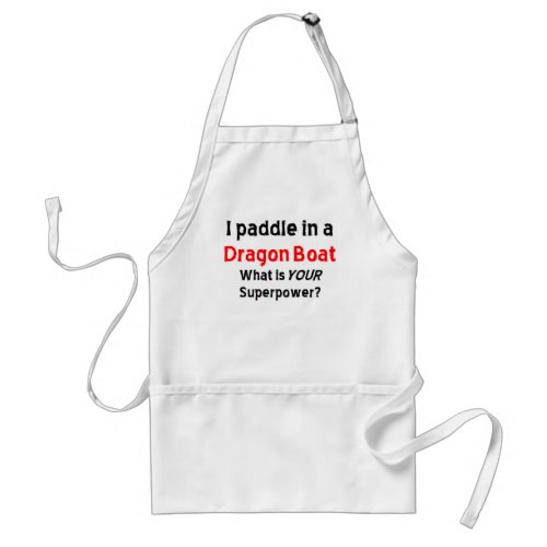 dragon boat paddle adult apron