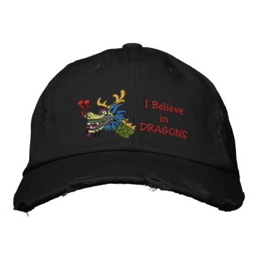 Dragon boat  paddle hard embroidered baseball cap