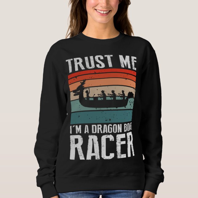 Dragon Boat Paddling Desgin for Dragon Boat Racing Sweatshirt (Front)