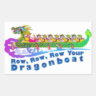 Dragon boat race sticker