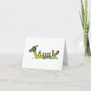 Dragon Boat Racing Card
