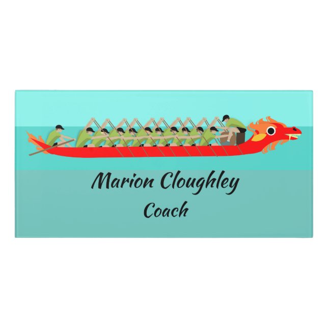 Dragon Boat Racing Door Sign (Classic Front)